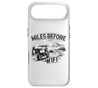Miles Before Breakfast Biker Coque pour iPhone Air