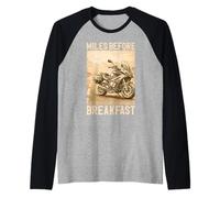 Miles Before Breakfast Moto Adventure avec Design S1000XR Manche Raglan