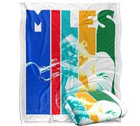 Miles Davis Color Block Couverture Soyeuse Super Douce 152 x 127 cm