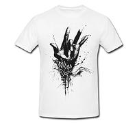 Miles-Davis Hand T-shirt pour homme Blanc avec imprimé - Blanc - Large