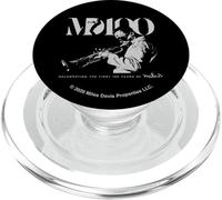 Miles Davis MD100 Photo Trompette Grise PopSockets PopGrip pour MagSafe