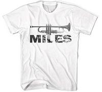 Miles Davis Mens T Shirt Jazz Tee White L