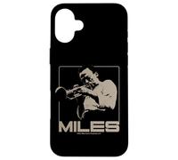 Miles Davis Monochromatique Marron Coque pour iPhone 16 Plus