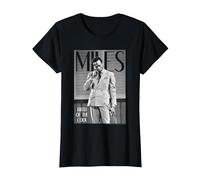 Miles Davis Simply Cool T-Shirt, Femme, Noir, XS