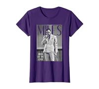 Miles Davis Simply Cool T-Shirt, Femme, Violet, M
