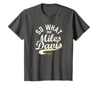 Miles Davis, So What Collegiate Script, 1959 T-Shirt, Enfant, Asphalte, 12 Ans