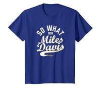 Miles Davis, So What Collegiate Script, 1959 T-Shirt, Enfant, Bleu Royal, 2 Ans