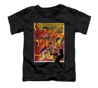 Miles Davis Toddler T-Shirt Music is an Addiction Black Tee Black Black S