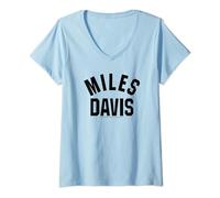 Miles Davis University T-Shirt avec Col en V
