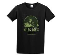 Miles Davis Vintage Jazz Singer Graphic Top Printed Tee Shirt Mens T Shirt Black M