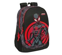 MILES MORALES - Sac à dos scolaire pour enfants, idéal pour les enfants de différents âges, confortable et polyvalent, qualité et résistance, 32 x 16 x 44 cm