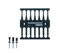 Milescraft 1218 Maître de gabarit à queue d'aronde pour le travail du bois pour la fabrication de modèles de toupie à queue d'aronde avec fraises à défoncer