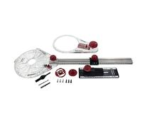 Milescraft 1219 Kit de guidage circulaire pour défonceuse/routage de petits et grands cercles de 3,8 cm jusqu'à 132,1 cm de diamètre avec base décalée pour projets de bordure, noir