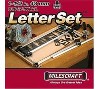 Milescraft 2202 1-1/2-Inch Horizontal Character Template Set for Milescraft Sign Making System by Milescraft