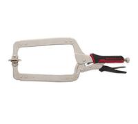 Milescraft 4003 Pince frontale de 20,3 cm - Robuste, verrouillable, pince en C avec coussinets pivotants réglables, pour menuiserie, projets en bois, soudure et plus encore