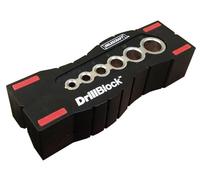 Milescraft Gabarit de forage "Drill Block" métrique