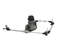 Milescraft Pantograph Pro 1221 Système complet de traçage pour panneaux en bois sur mesure, noir.