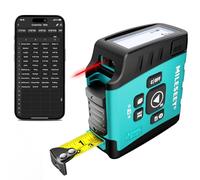 MiLESEEY Mètre ruban laser DT20 | Ruban à mesurer régulier, mode Pythagore, étanche et rechargeable