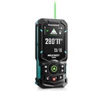 MILESEEY S50 Télémètre Laser à Faisceau - Télémètre Laser, P2P, alignement Laser latéral, Rechargeable, écran IPS rétroéclairé 2,4", Mesure de Surface/Volume, 8 unités, intérieur et extérieur