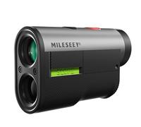 MiLESEEY Télémètre de golf rechargeable de 1000 mètres avec bande magnétique, précision ± 0,5 m, verrouillage rapide du drapeau 2 s avec vibration pulse avec slope Switch (noir)