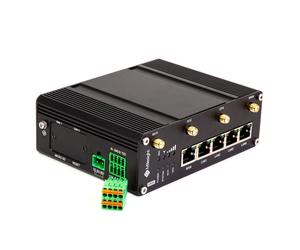 Milesight Routeur industriel 4G LTE UR35 Pro WiFi4 GPS PoE avec 5 ports Ethernet, 4 sorties PoE et double SIM UR35-L04EU-G-P-W