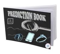MilesMagic Gimmick Livre de prédiction du magicien | Révélation de livre de lecture d'esprit | Choix réel révélant gros plan mentalisme tour de magie de rue ou scène, V2