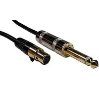 Milestock Câble connecteur 4 broches TA4F vers 1/4" compatible avec Shure WA302 T1 UT1 SC1 BLX1 PG1 PGX1 GLXD1 QLXD1 SLX1 LX1 ULX1 UC1 UR1 UR1M U1 BLX FP SLX ULX-S UHF-R PGX-S D GLX-D AA. émetteur