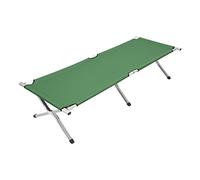 Milestone Camping Lit de Camping 20260 Pliant en Aluminium - Pêche, randonnées, Festivals