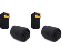 Milestone Camping Star RoverÃ'Â Drap de Sac de Couchage en Polaire Noir (Lot de 2)