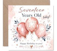 Milestone Carte d'anniversaire 17 ans Seventeen and Sparkling