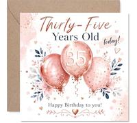 Milestone Carte d'anniversaire 35 ans Inscription Cheers to 35 Years