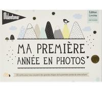 Milestone - Cartes souvenirs - Ma première année Over the moon - ELEMENTS FOR KIDS