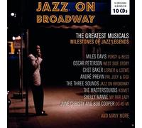 Milestones of a Jazz Legends / Jazz on Broadway - Coffret 10 CD neuf - Membran