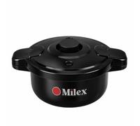 Milex Insta Autocuiseur à micro-ondes avec gants en silicone antidérapants Noir 27,9 cm