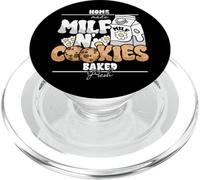 Milf Cookies Milk Homemade Baked Fresh Funny Adult Humor PopSockets PopGrip pour MagSafe