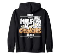 Milf Cookies Milk Homemade Baked Fresh Funny Adult Humor Sweat à Capuche