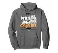 Milf Cookies Milk Homemade Baked Fresh Funny Adult Humor Sweat à Capuche