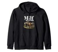 Milf Man I Love American Football Drôle Sweat à Capuche