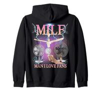 Milf Man I Love FansFunny Ironic Acronym Joke Sweat à Capuche