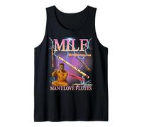 Milf Man I Love Flutes Funny Ironic Acronym Joke Débardeur