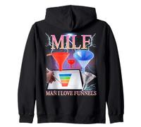 Milf Man I Love Funnels Funny Ironic Acronym Joke Sweat à Capuche