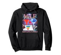 Milf Man I Love Funnels Funny Ironic Acronym Joke Sweat à Capuche
