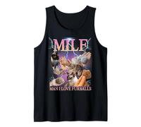 Milf Man I Love Furballs Funny Ironic Acronym Joke Débardeur