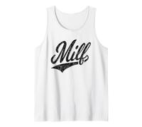 Milf Varsity Script Sport Jersey Style Maman MÈRE Débardeur
