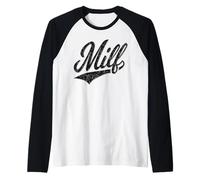 Milf Varsity Script Sport Jersey Style Maman MÈRE Manche Raglan