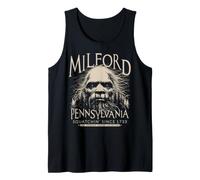 Milford Pennsylvania Bigfoot 1733 Sasquatch Ivoire Art Débardeur