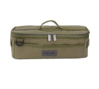 Milgeol Sac de rangement pour ustensiles de cuisine de camping, pochette en tissu Oxford, sac de rangement pour outils de camping, petit étui portable pour ranger couverts, couverts, accessoires