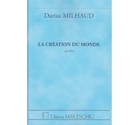 MILHAUD DARIUS - LA CREATION DU MONDE, OPUS 81A - CONDUCTEUR