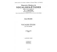 MILHAUD DARIUS - MILHAUD - VOCALISE ETUDE.VOIX ELEVEE/PIANO