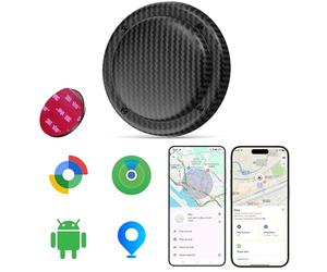 MiLi 3M Tag de Suivi adhésif, Dispositif de localisation Bluetooth à Coller, Compatible avec l’app Localiser d’Apple et Google Localiser App, Traceur pour Skis, vélo, Trottinette, Skateboard